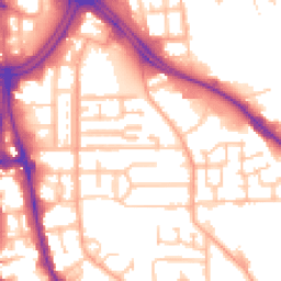 Daytime road noise heatmap for WV2 1DW