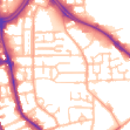 Daytime road noise heatmap for WV2 1EN