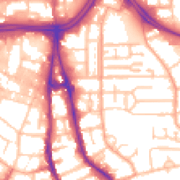 Daytime road noise heatmap for WV2 1EU