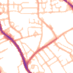 Daytime road noise heatmap for WV2 1JG