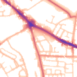 Daytime road noise heatmap for WV2 2LJ