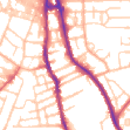 Daytime road noise heatmap for WV2 3DJ