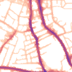 Daytime road noise heatmap for WV2 3DN