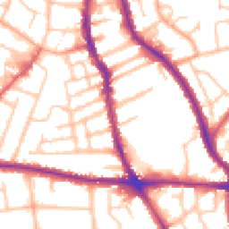 Daytime road noise heatmap for WV2 3JP