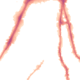 Night-time road noise heatmap for WV2 4ND