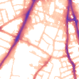 Daytime road noise heatmap for WV2 4NF