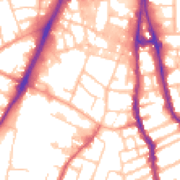 Daytime road noise heatmap for WV2 4NG