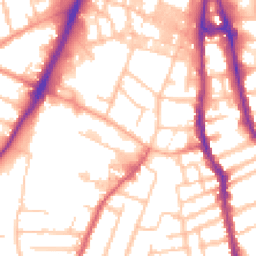 Daytime road noise heatmap for WV2 4NL