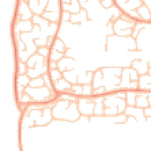 Daytime road noise heatmap for WV6 7XJ