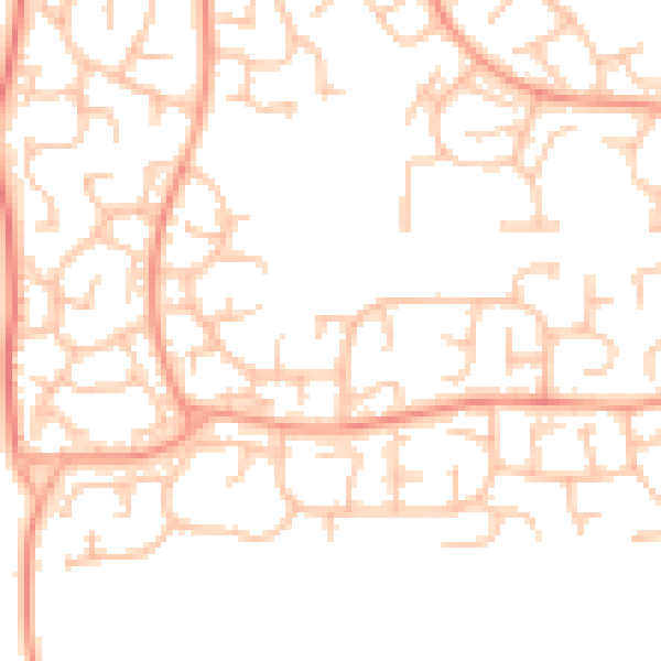 Daytime road noise heatmap for WV6 7XL