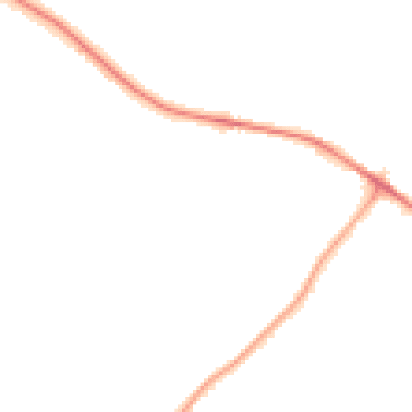 Night-time road noise heatmap for WV6 8QP