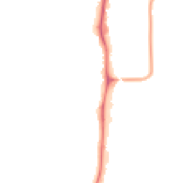 Night-time road noise heatmap for YO12 4BP