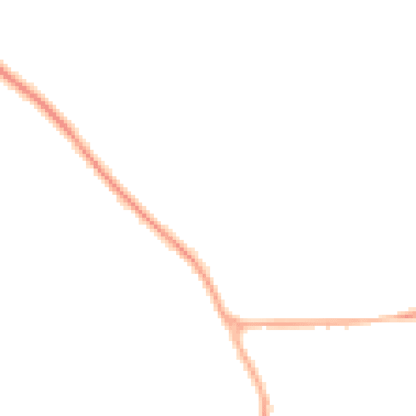 Night-time road noise heatmap for YO12 4FL