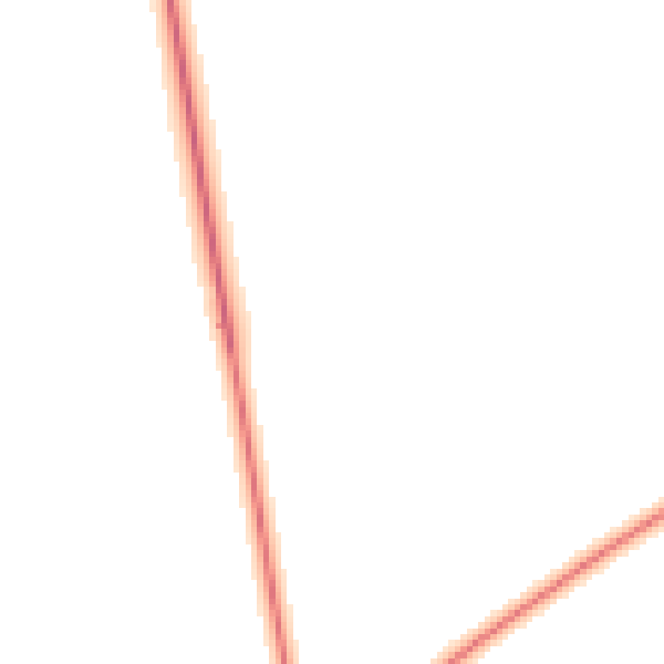 Daytime road noise heatmap for YO12 4NF