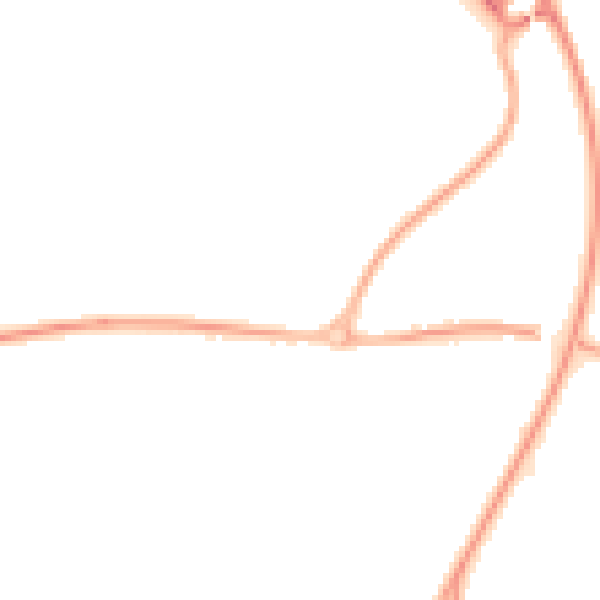 Night-time road noise heatmap for YO12 4NG