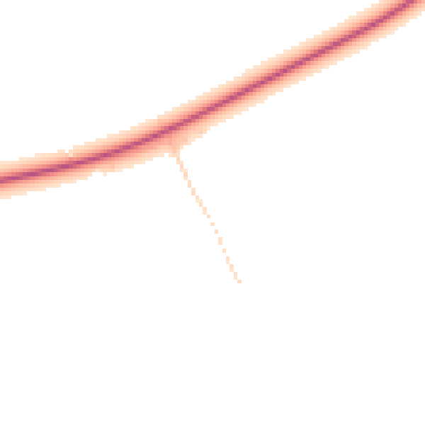 Daytime road noise heatmap for YO12 4PE