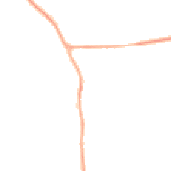 Night-time road noise heatmap for YO12 4PJ