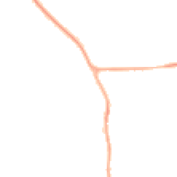 Night-time road noise heatmap for YO12 4PP