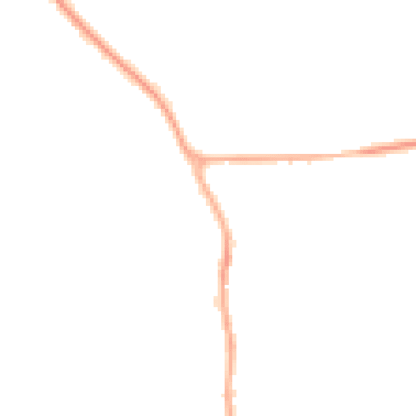 Night-time road noise heatmap for YO12 4PR