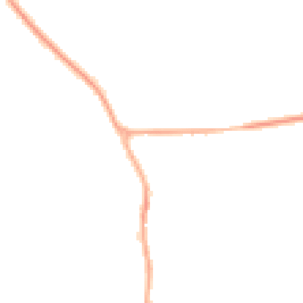 Night-time road noise heatmap for YO12 4RU