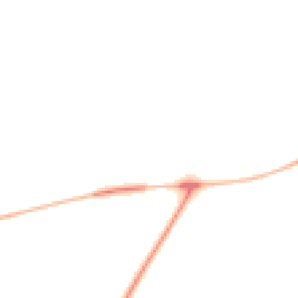Night-time road noise heatmap for YO12 4SF