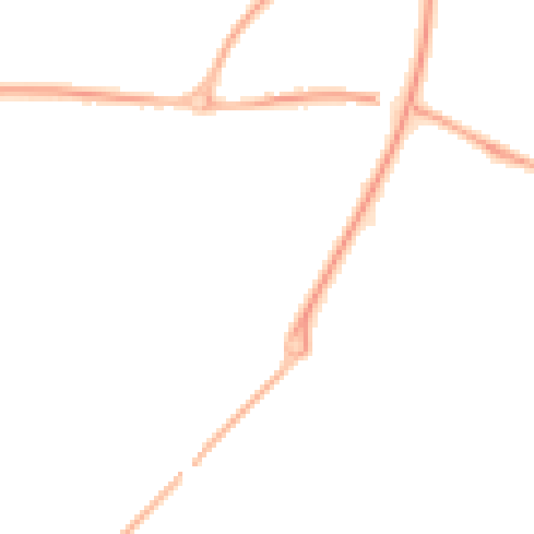 Night-time road noise heatmap for YO12 4UD