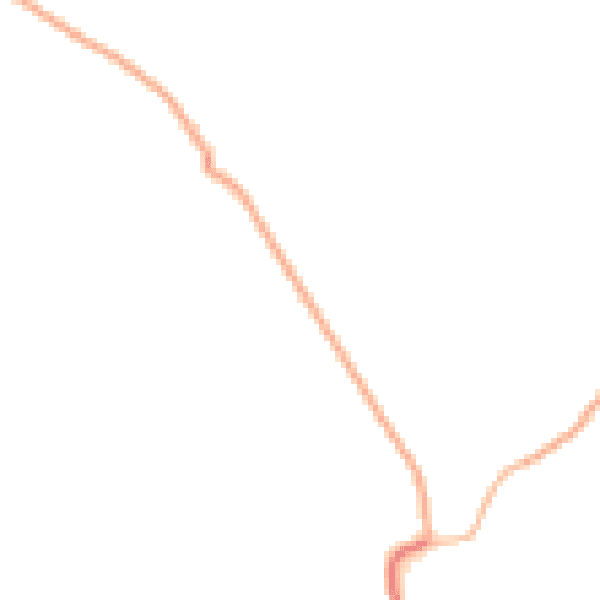 Daytime road noise heatmap for YO12 5TB