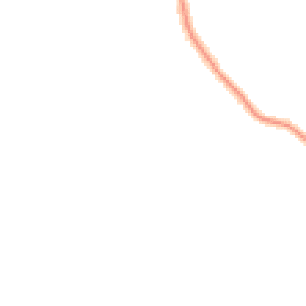 Night-time road noise heatmap for YO12 6LH