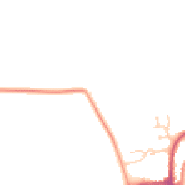 Daytime road noise heatmap for YO15 1AY