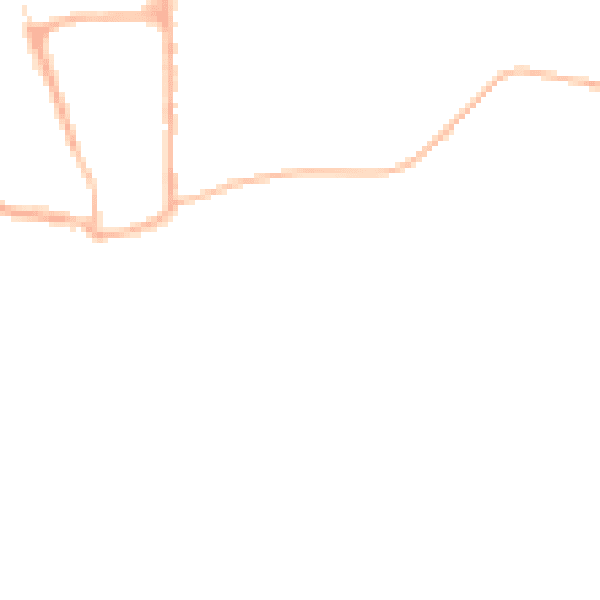Night-time road noise heatmap for YO15 1BW