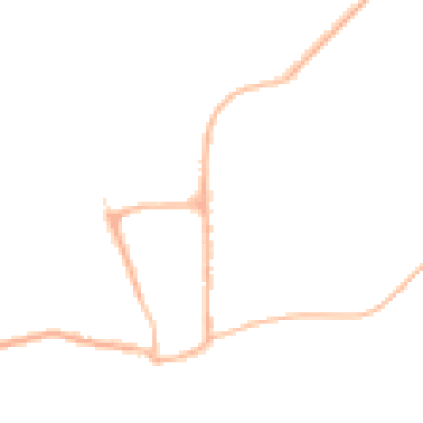 Night-time road noise heatmap for YO15 1NA