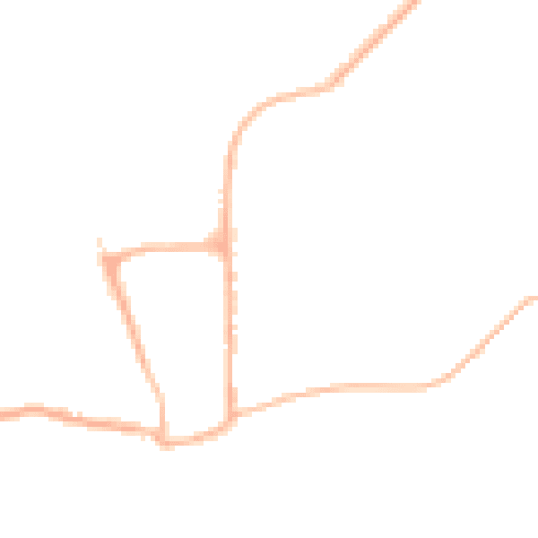 Night-time road noise heatmap for YO15 1NE