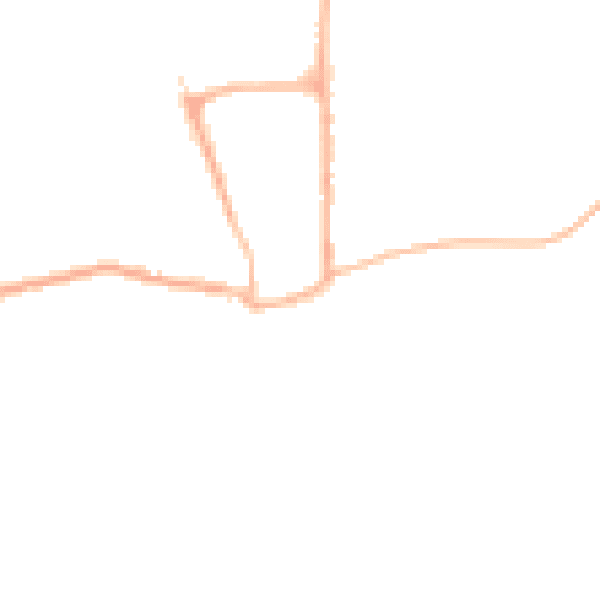 Night-time road noise heatmap for YO15 1PE