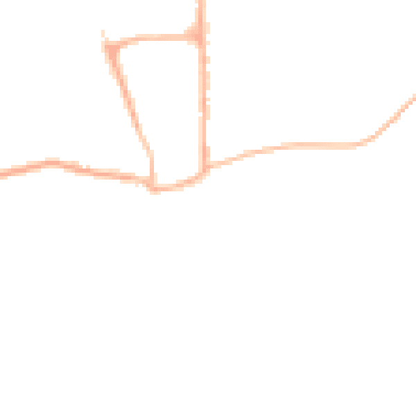 Night-time road noise heatmap for YO15 1PF