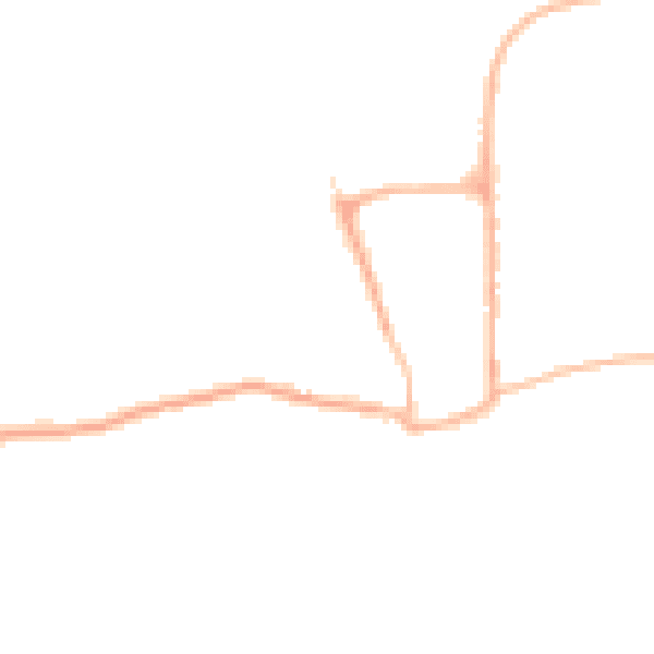 Night-time road noise heatmap for YO15 1QQ