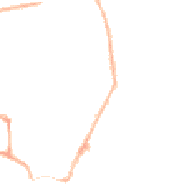 Night-time road noise heatmap for YO15 2ET