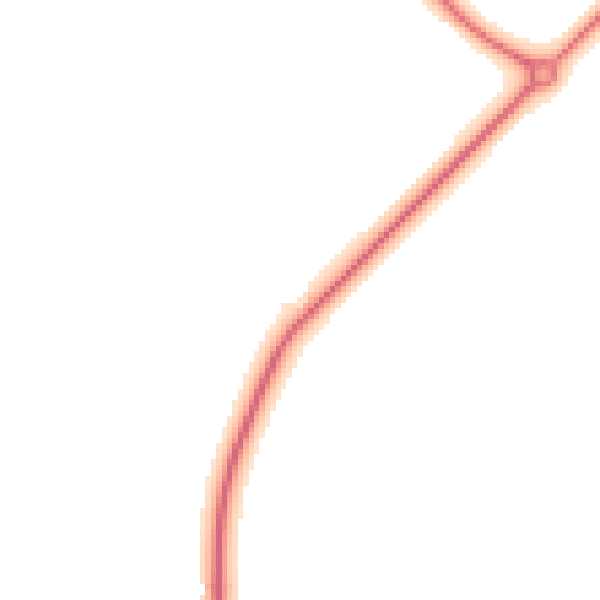 Night-time road noise heatmap for YO15 3QH