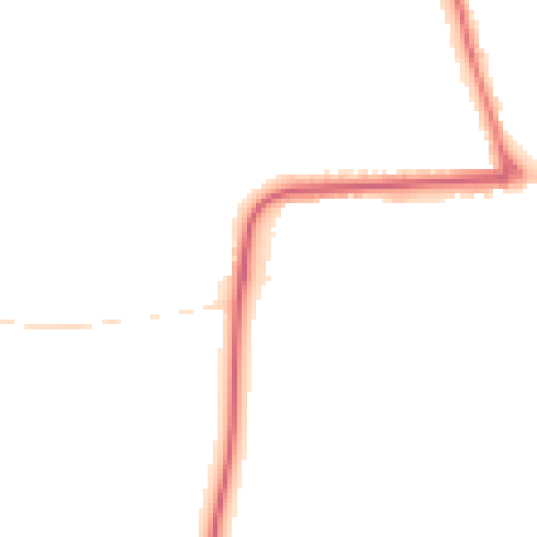Night-time road noise heatmap for YO16 4BP