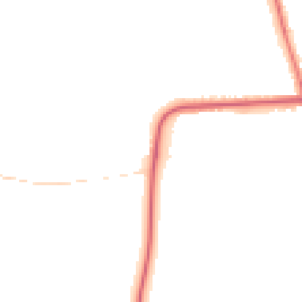 Night-time road noise heatmap for YO16 4BS