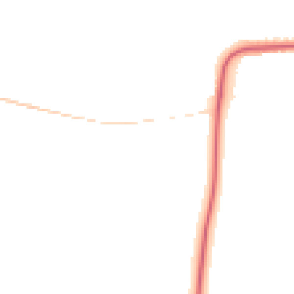 Night-time road noise heatmap for YO16 4DB
