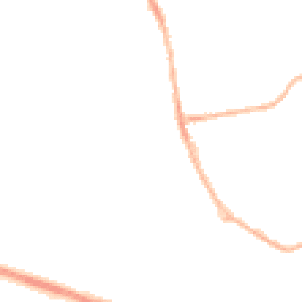 Night-time road noise heatmap for YO16 4EQ