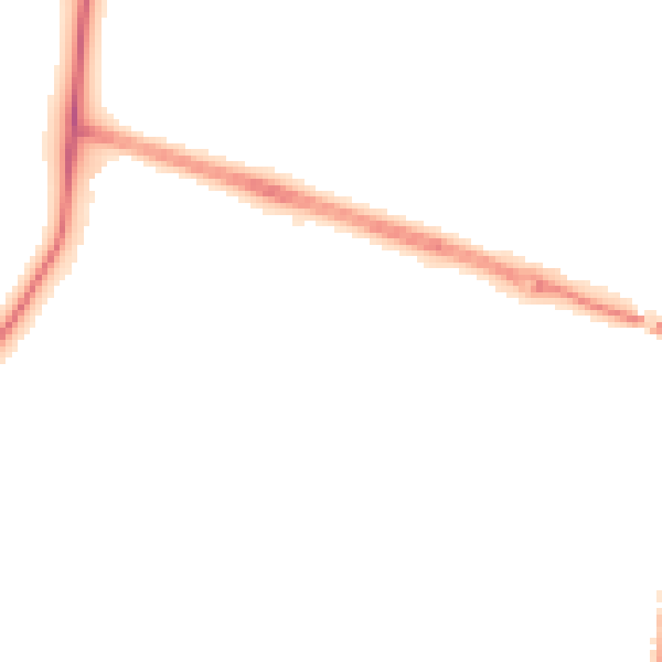 Night-time road noise heatmap for YO16 4TU