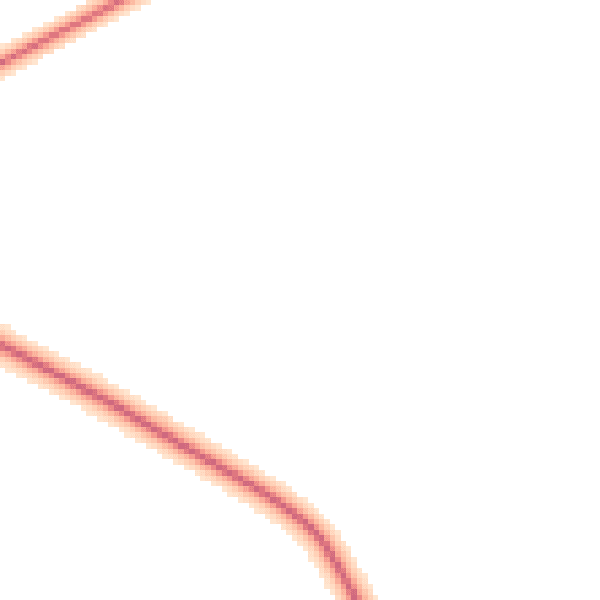 Daytime road noise heatmap for YO16 4YB