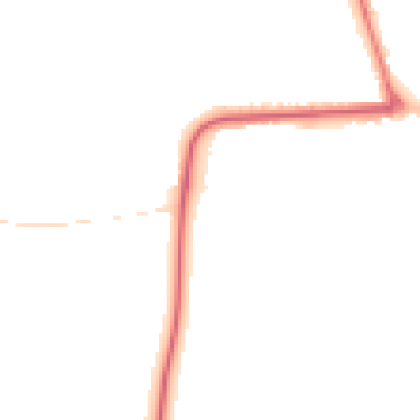Night-time road noise heatmap for YO16 4YN