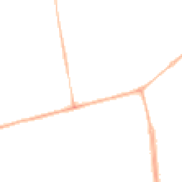Night-time road noise heatmap for YO16 7DL