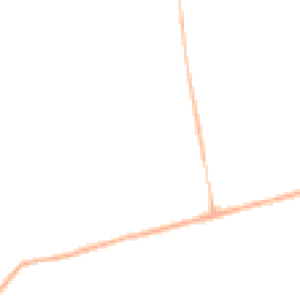 Night-time road noise heatmap for YO16 7EG