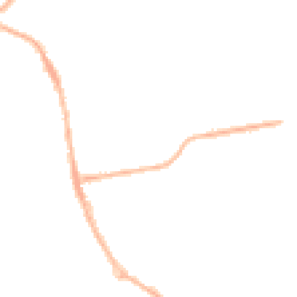 Night-time road noise heatmap for YO16 7LS