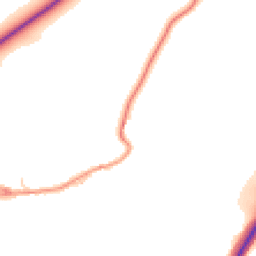 Daytime road noise heatmap for YO21 1AG