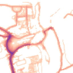 Daytime road noise heatmap for YO21 1DG