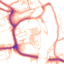 Daytime road noise heatmap for YO21 1EH